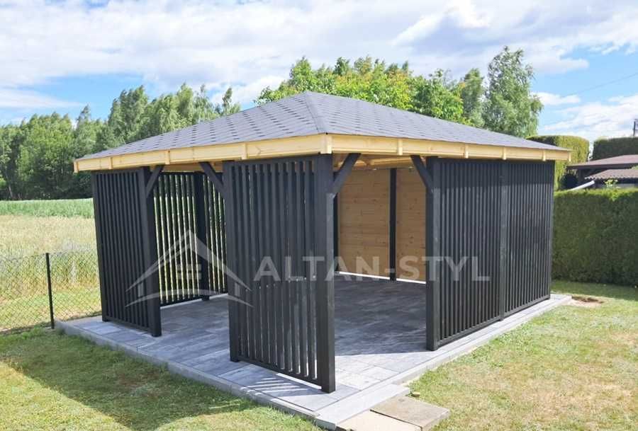 Altany,altanki, wiaty, altana ogrodowa EMMA 4x5m PRODUCENT