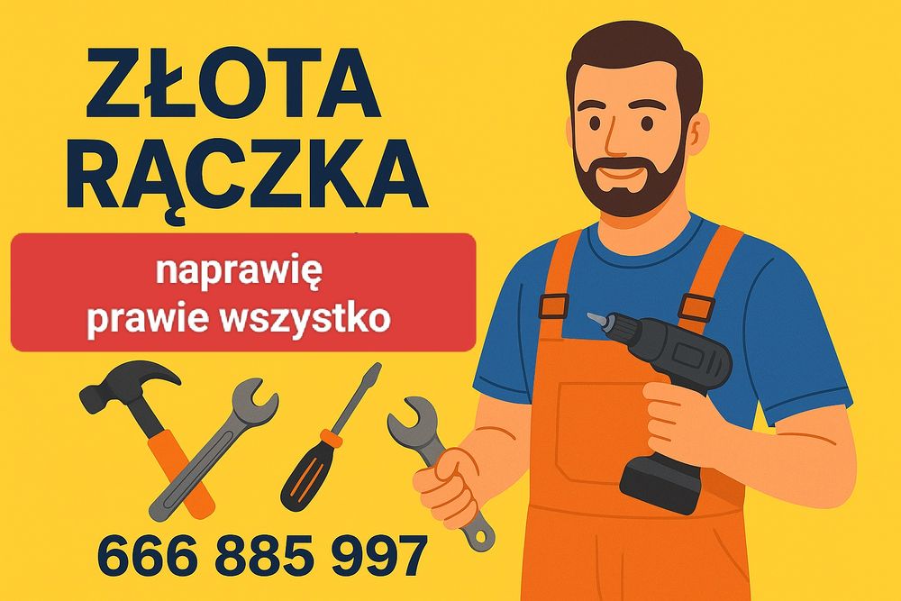 Złota rączka, naprawy, drobne prace