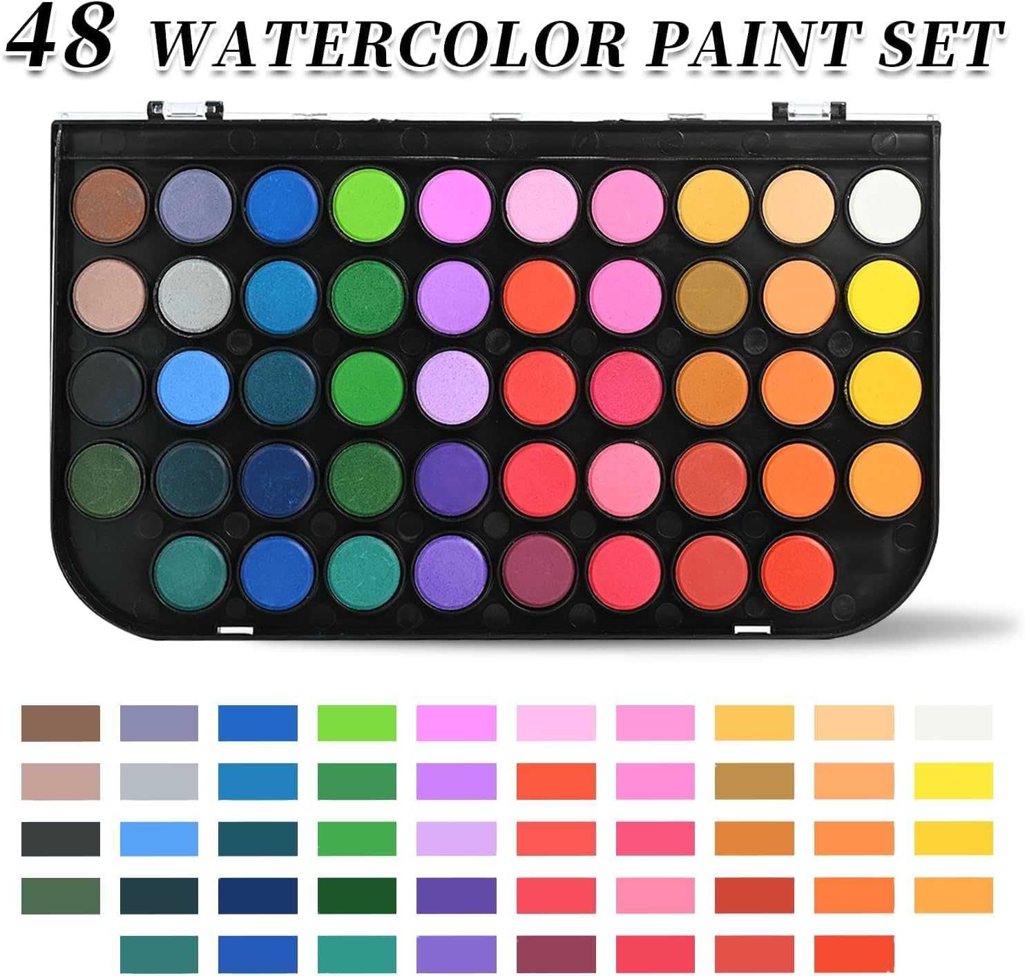 Акварельні краски GETHPEN 48 кольорів - нові