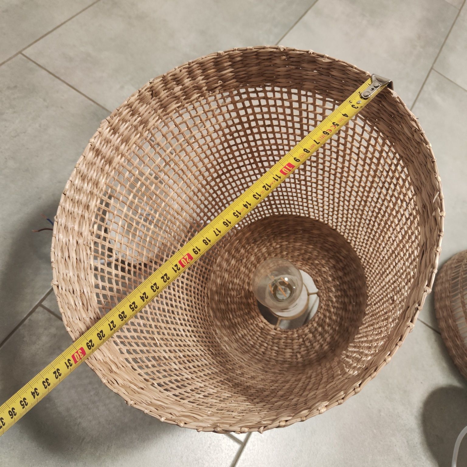 Lampa w stylu boho
