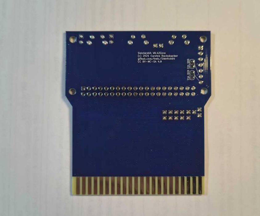 Sidekick 64 PCB - płytka kartridża Commodore 64