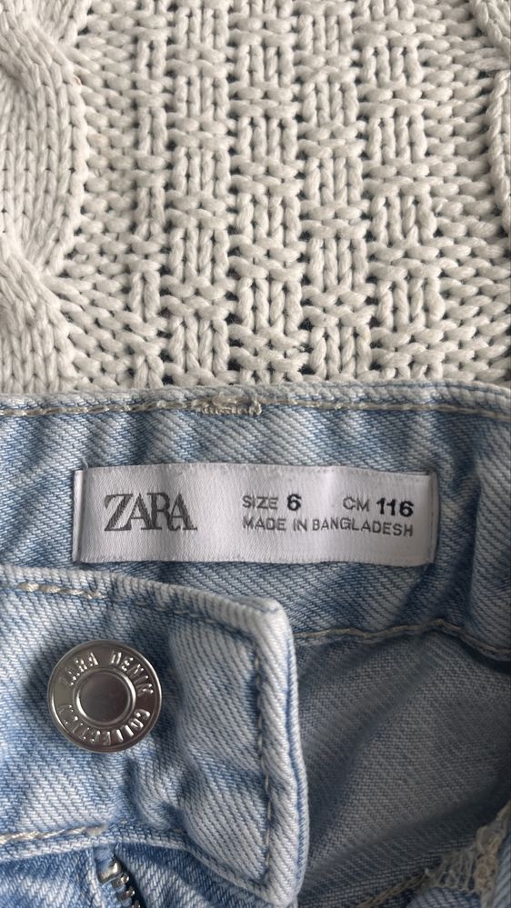 Jeansy dzwony Wide leg Zara r. 116 dla dziewczynki