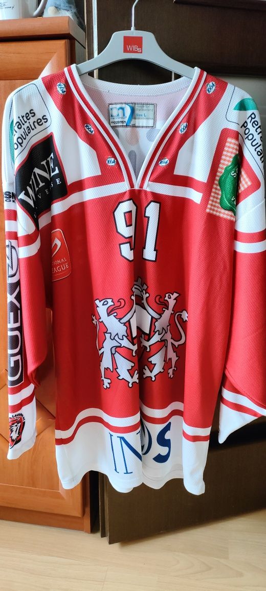 Koszulka hokejowa National Swiss League INEOS nr.91 Setzinger.
