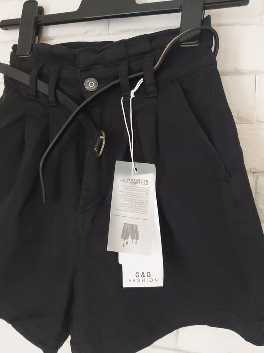 Spodenki szorty wyższy stan XS