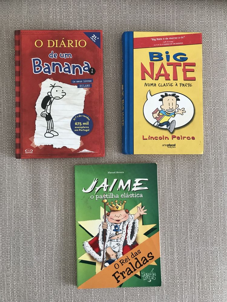 O Diário de um Banana, Big Nate, Jaime o pastinha elástica