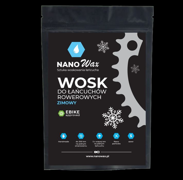 Wosk do łańcucha Nano Wax zimowy (wosk stały)