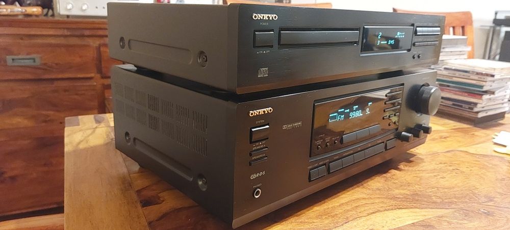 ONKYO odtwarzacz CD DX-7111 i amplituner TX-SV343