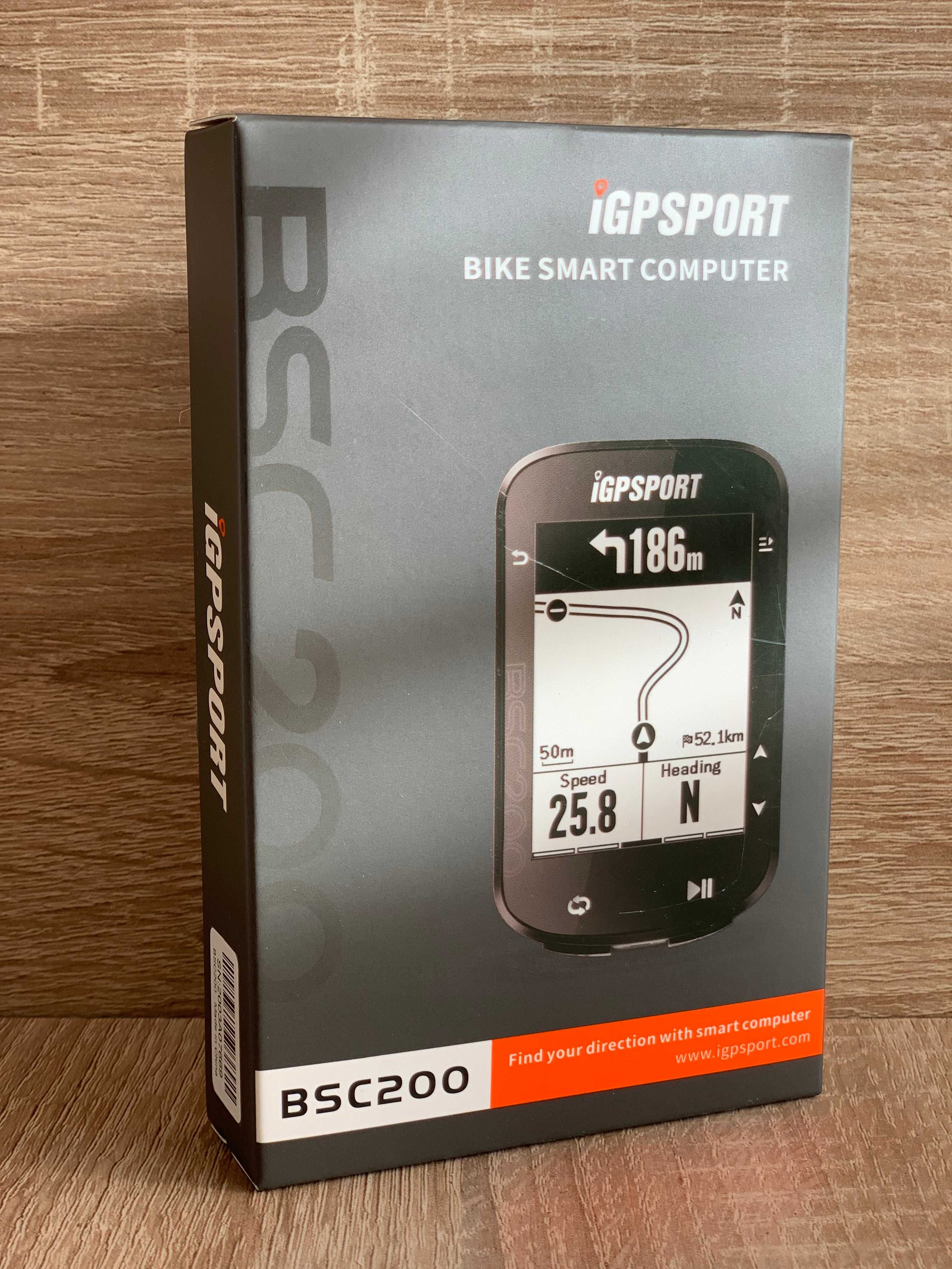 Nowy licznik rowerowy GPS IGPSPORT BSC200 plus dodatki