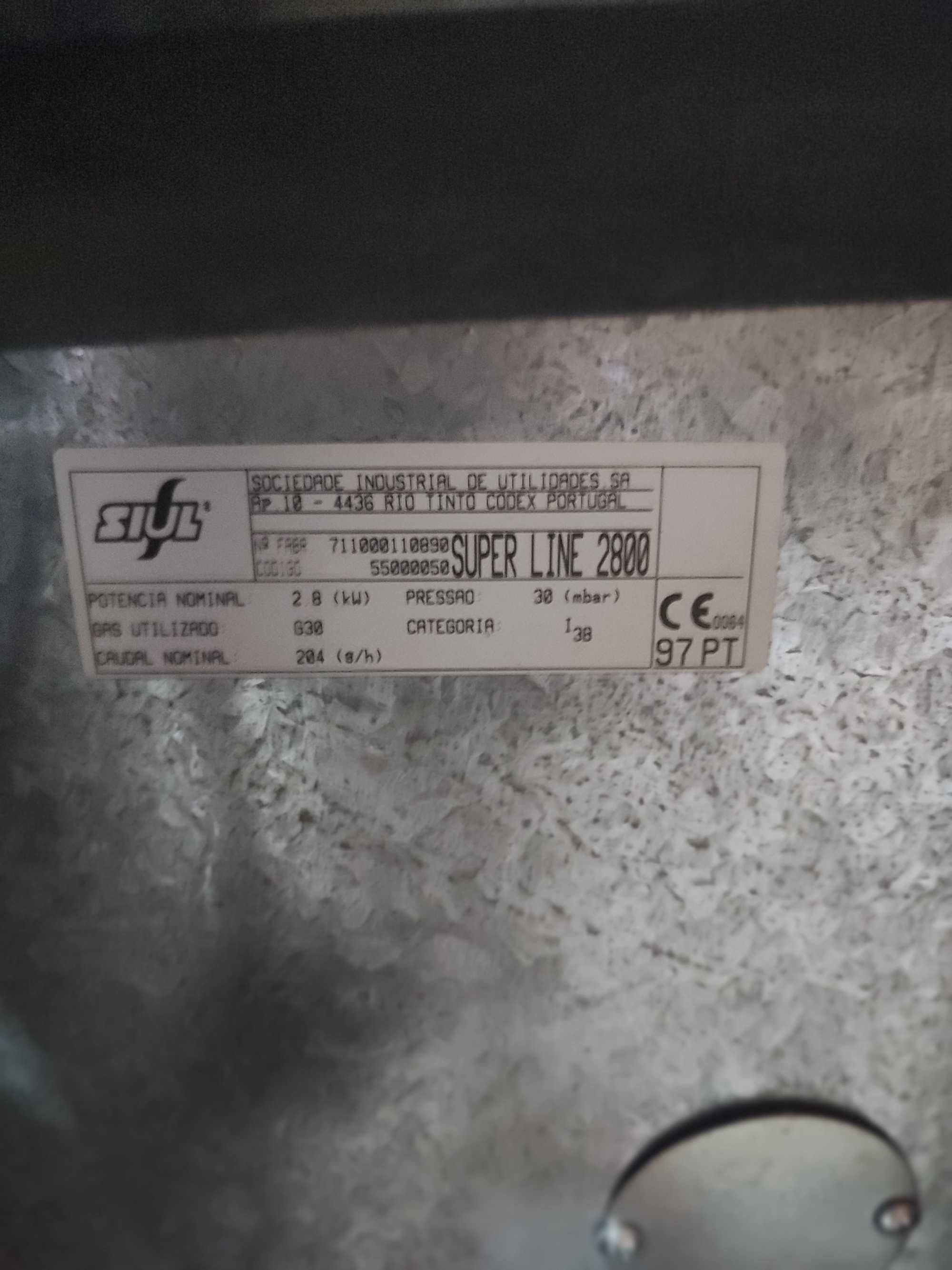 Aquecedor a gás de bilha