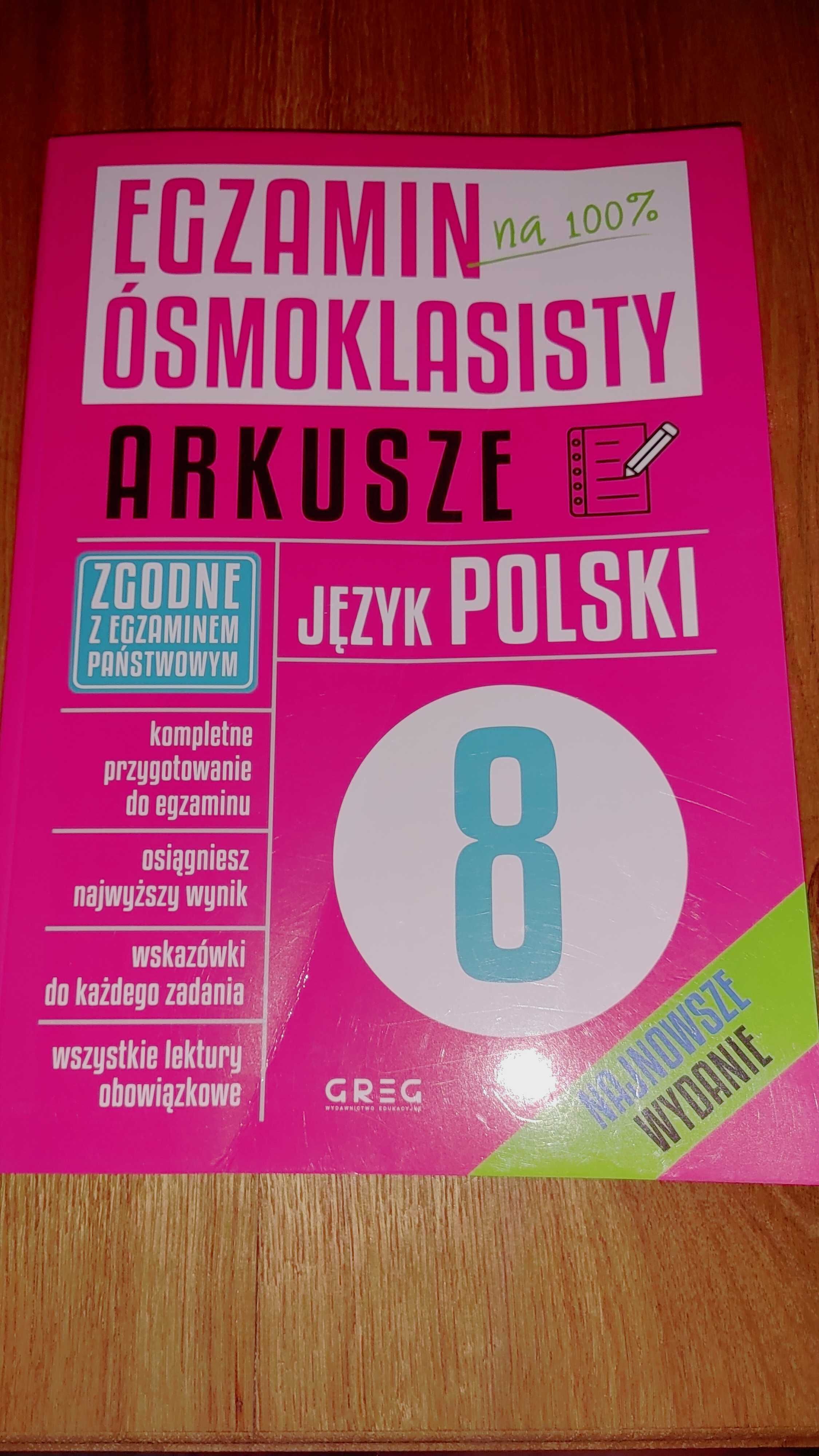 Egzamin ósmoklasisty arkusze język polski