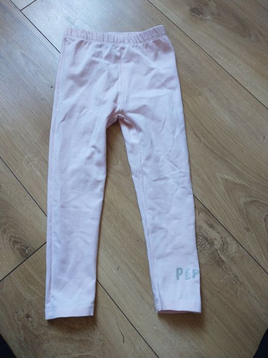Nowe legginsy dla dziewczynki rozm 92 Peppa Cool Club pudrowy róż