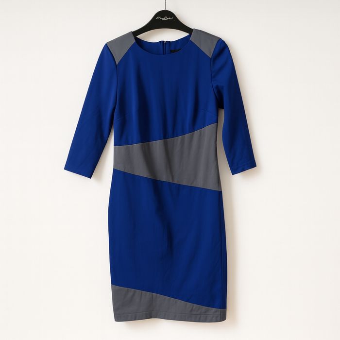 Сукня синя утеплена