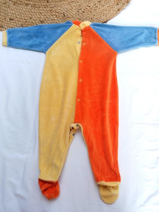 Romper Tricolorido com Polvo, de Bebé