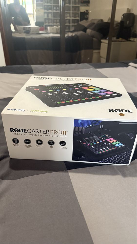 Rodecaster Pro II – Como Nova, com Caixa Completa