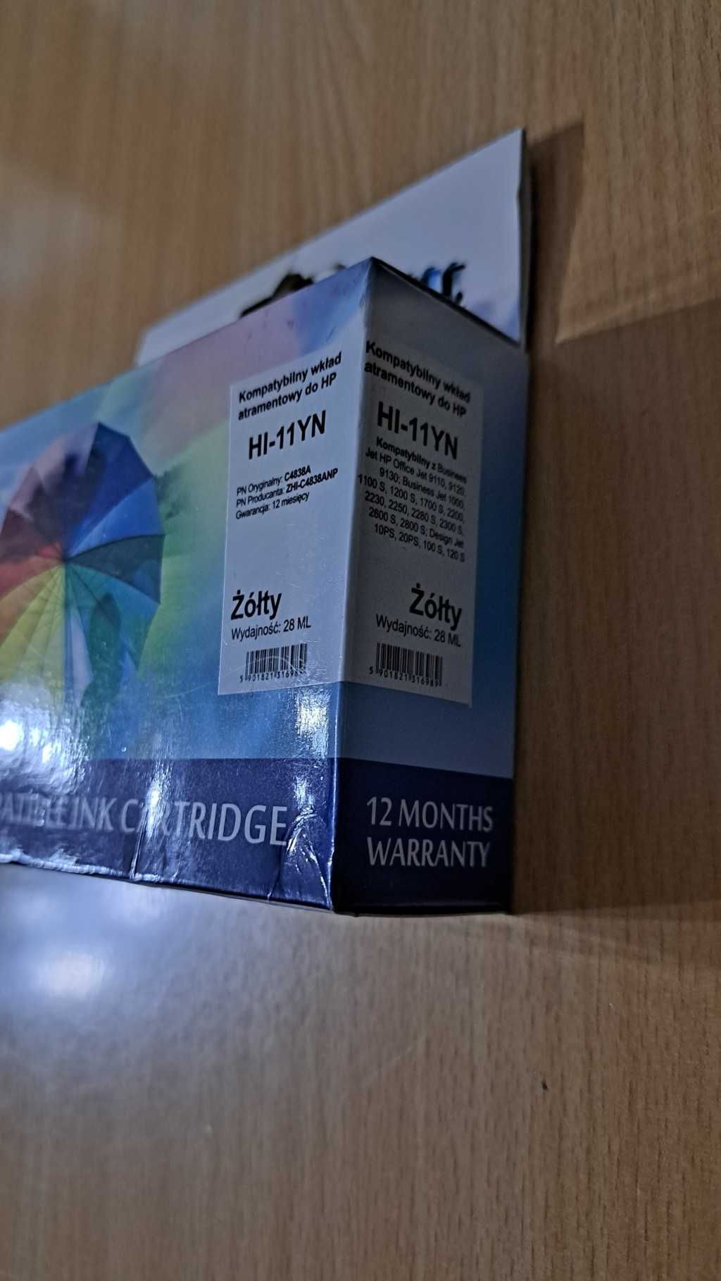 PRISM HP Tusz nr 11 C4838A Żółty 28ml