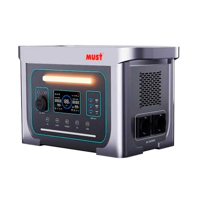 Портативна зарядна станція - EM1024S, LiFePO4,чистий синус,Допомога.