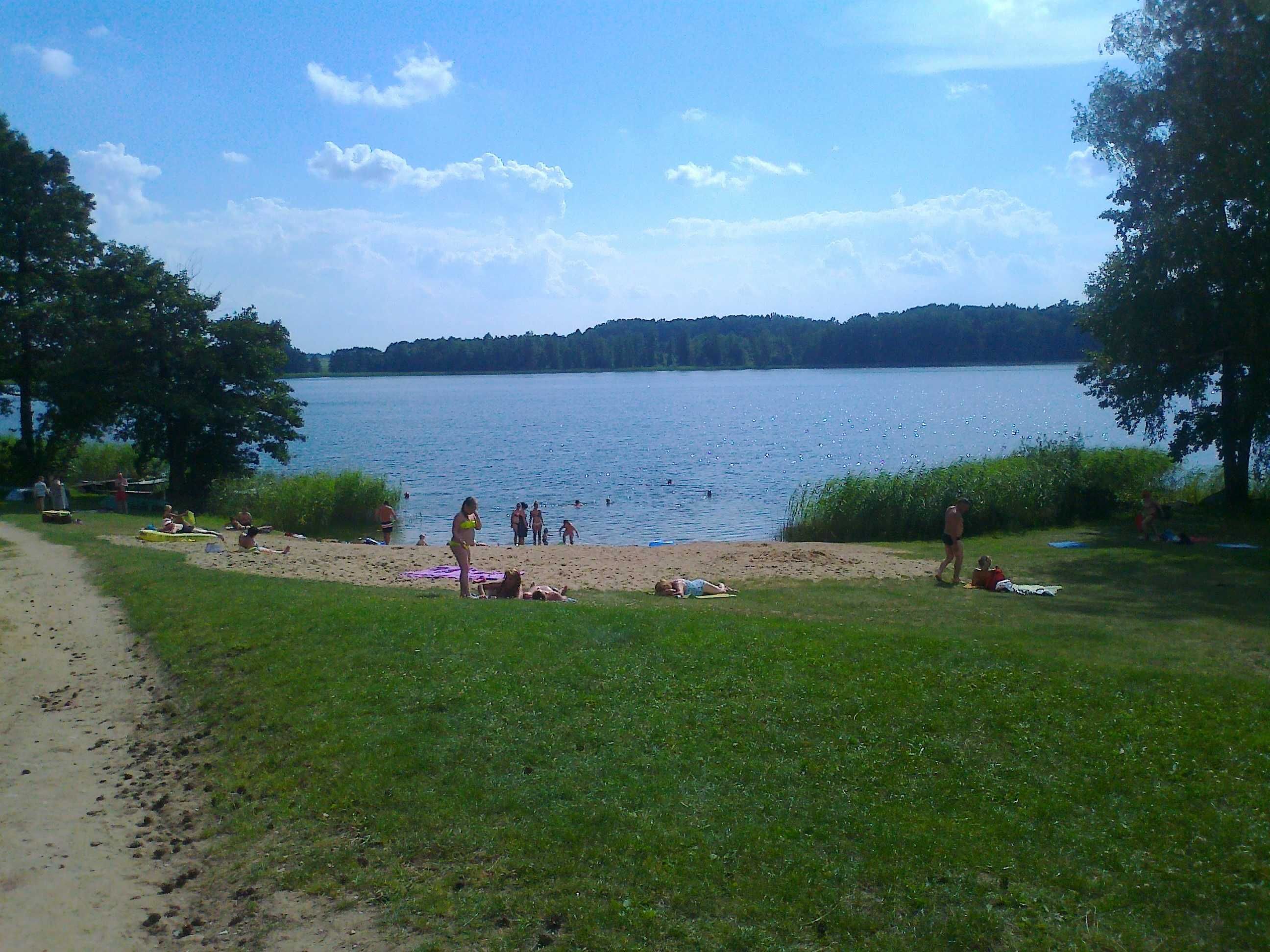 6-8.08 Domek na Mazurach nad jeziorem Wersminia plaża łowisko