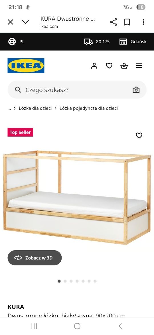Łóżko kura dla dzieci