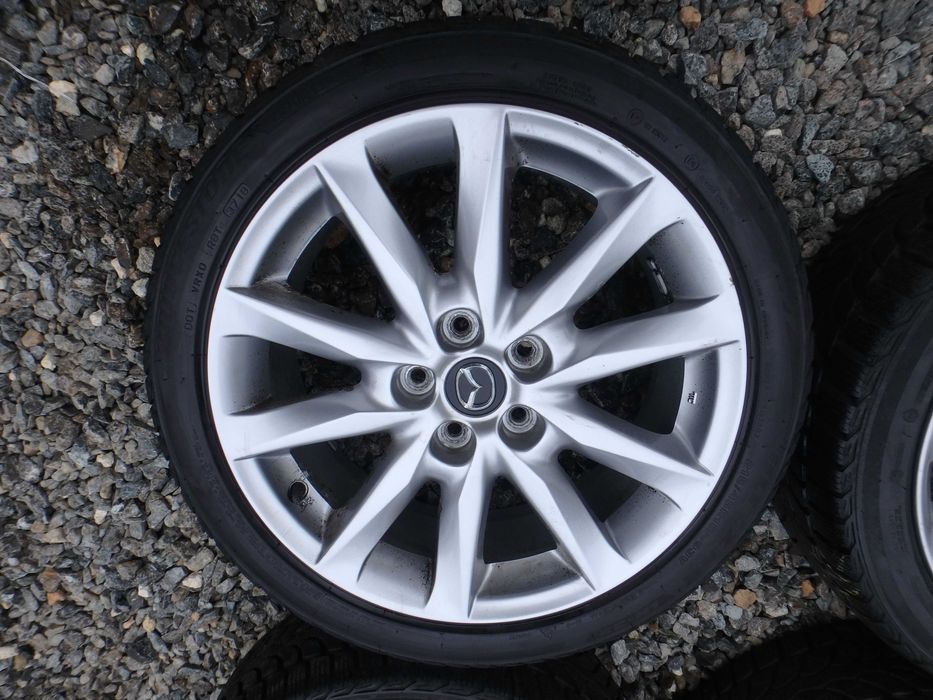 Koła aluminiowe Zimowe 18 cali Mazda 3 Oryginał 215/45r18 Bridgestone