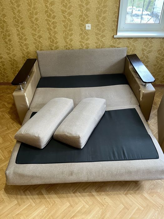 Диван вперед и кресло