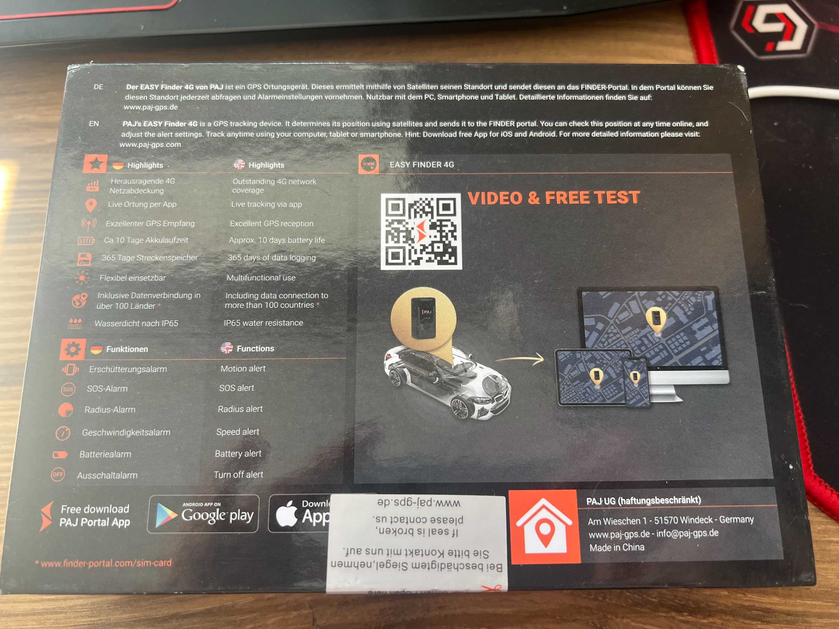 Відслідковувач GPS Find and Protect 4G online
