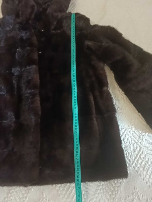 Норковий новий полушубок ( автоледі). Розмір 46-48