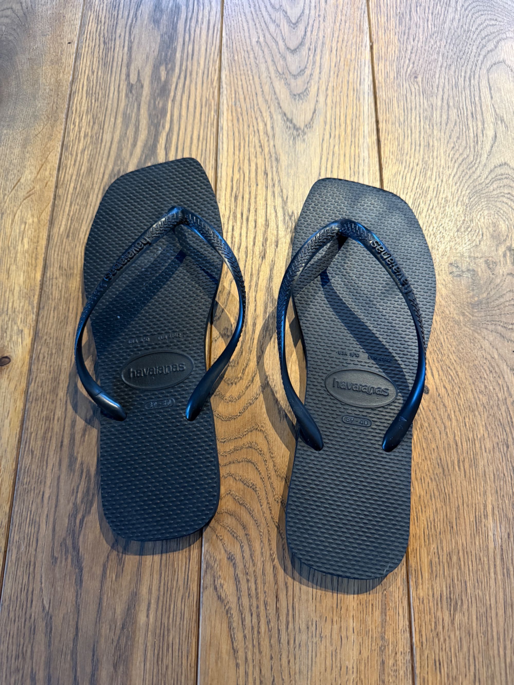japonki havaianas x zara 39/40 czarne używane