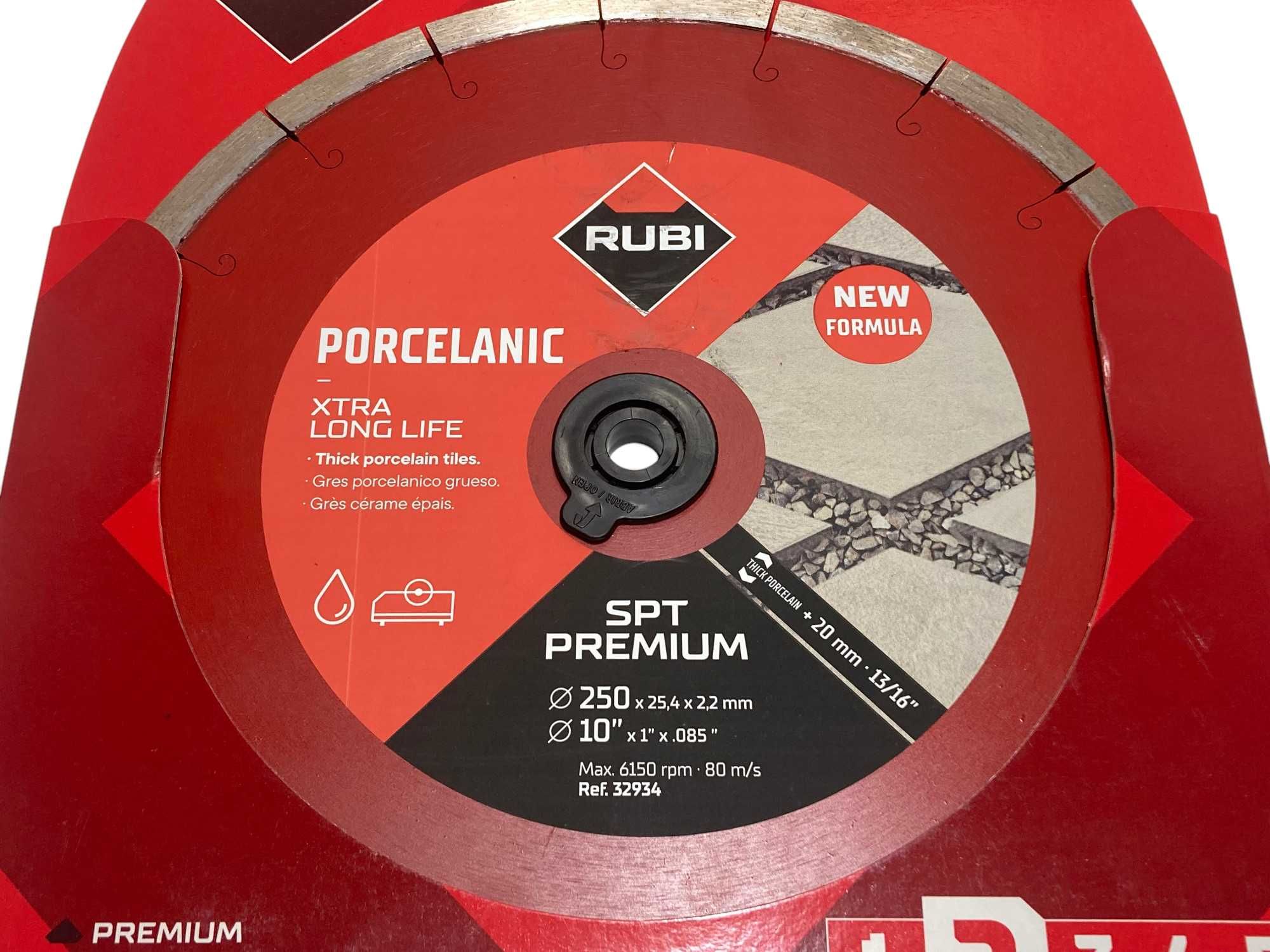 Tarcza Diamentowa do Gresu Porcelanowego RUBI SPT Premium 250 10''