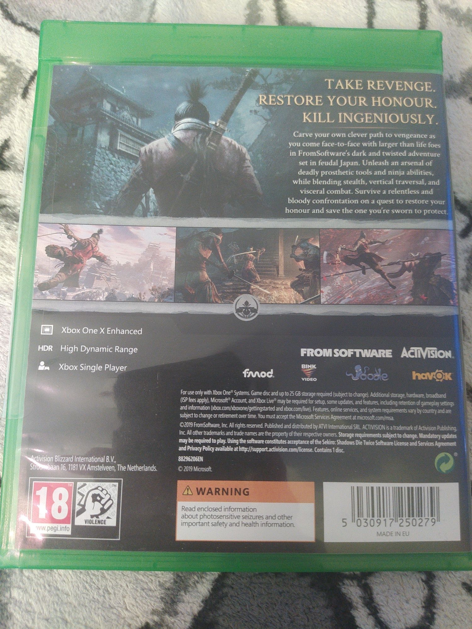 Sekiro shadow die twice GOTY edition Xbox one