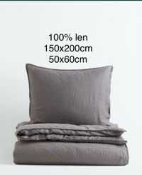 Posciel lniana h&m home