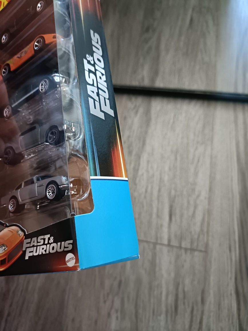 Pięciopak Fast and furious hot wheels