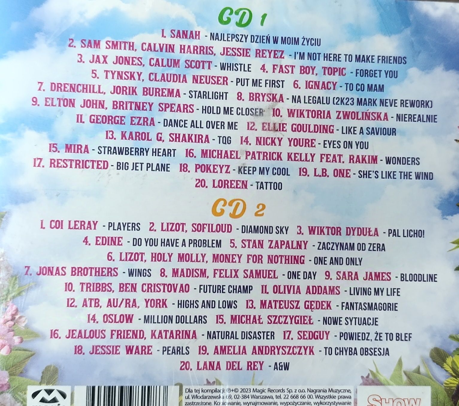 Bravo Hits Wiosna 2022 , Bravo Hits Wiosna 2023 - cd