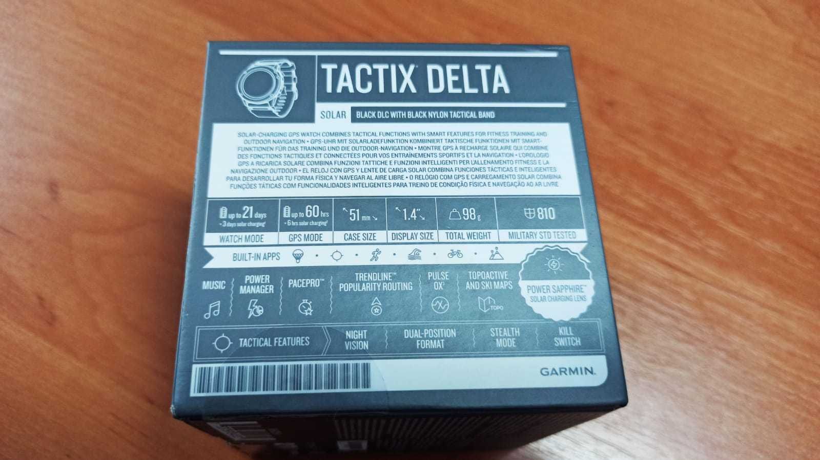 Годинник тактичний Garmin tactix Delta Solar
