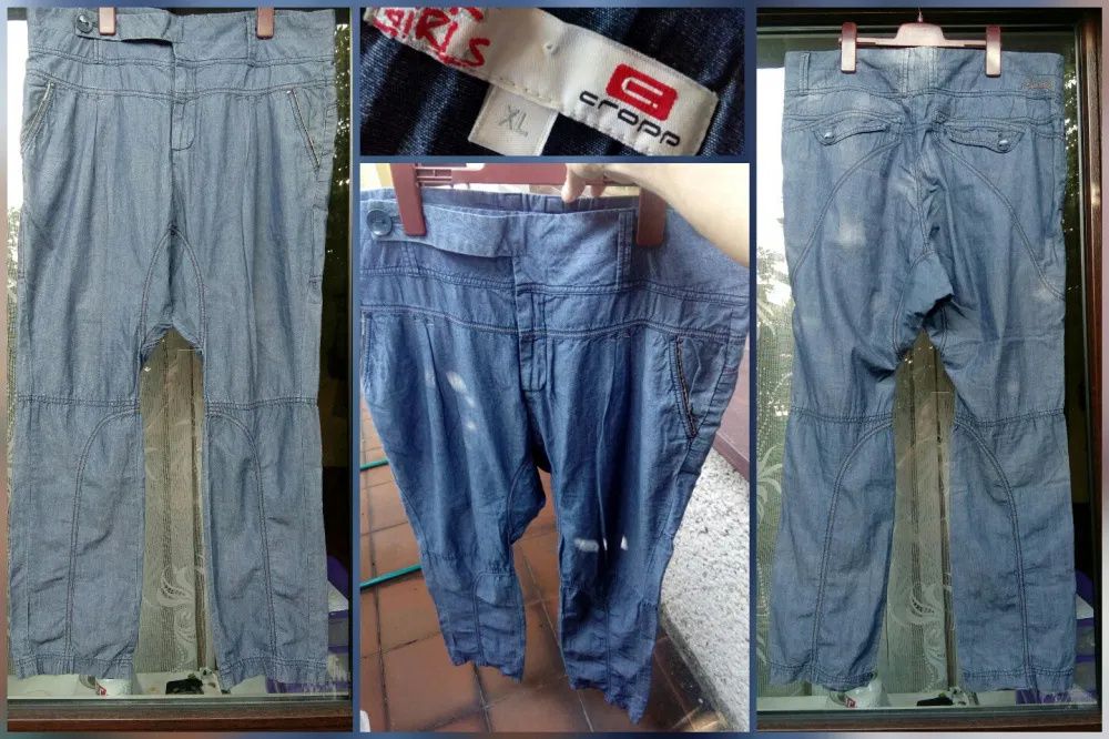 Spodnie damskie jeansy, sportowe XL/44 /k16