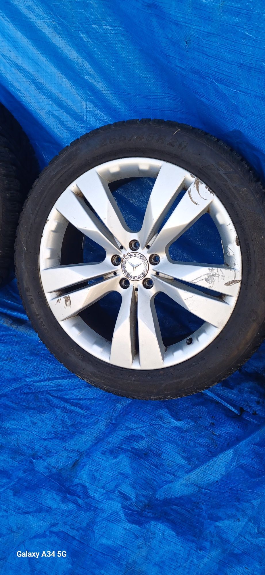 Koło felgi opony 20 cali zimowe mercedes ml164 ml A164