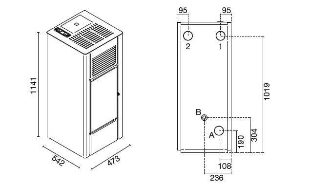 Piec na pelet pellet  Giusy 15kW z DGP