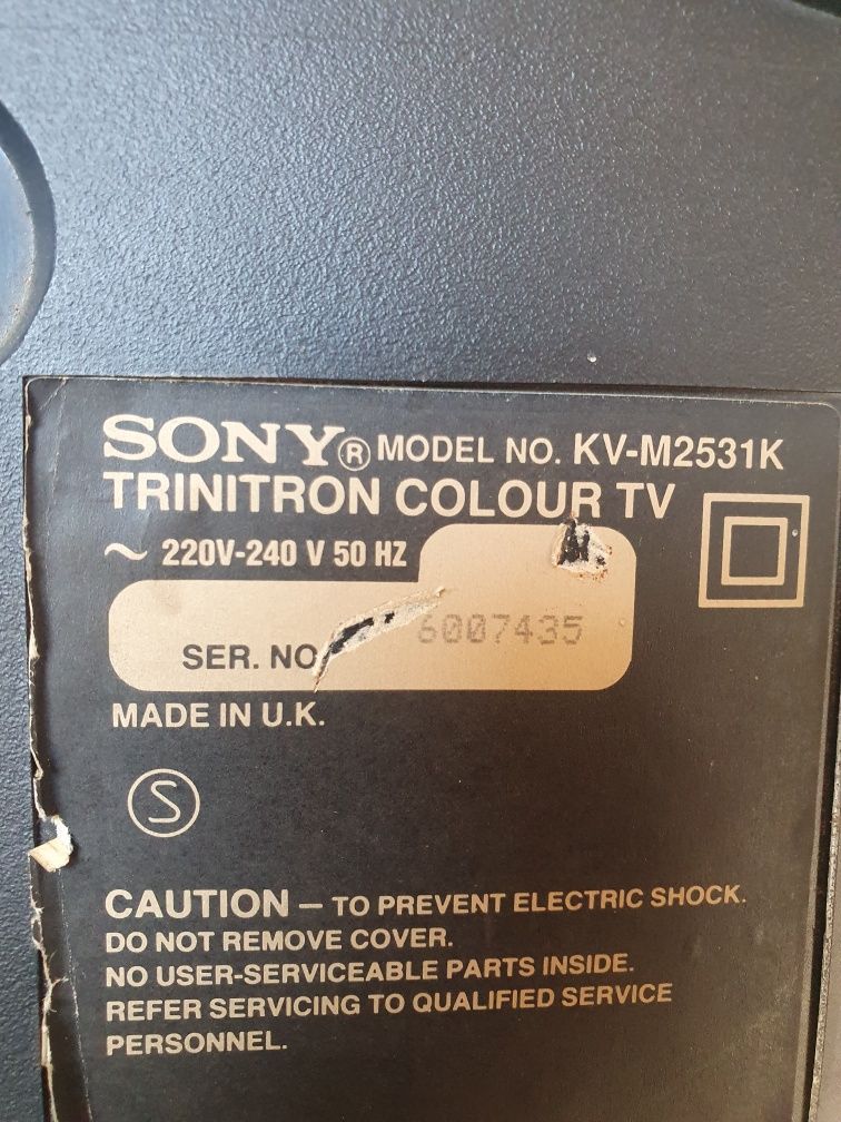 Телевізор Sony Trinitron KV-M2531K на запчастини