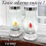 Zestaw dwóch zniczy solarnych - WYPRZEDAŻ