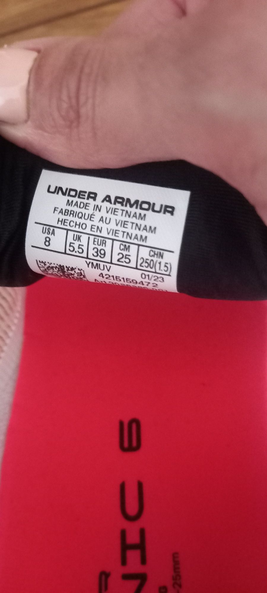 Under armour sonic 6/39/