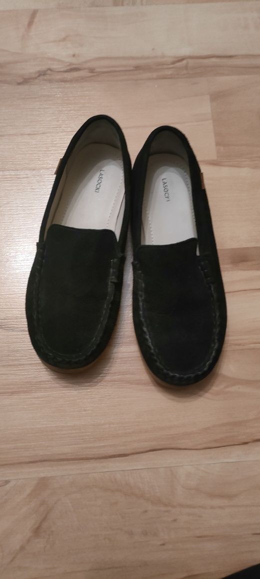 Buty eleganckie mokasyny dla chłopca 33 czarne