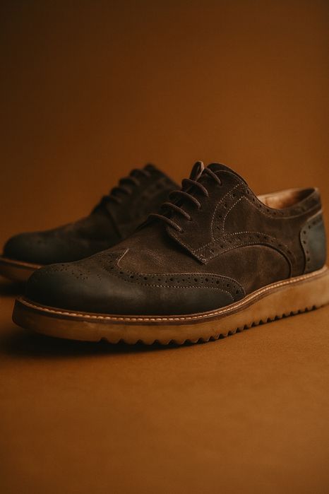 Vistula.Rozm.42,dł.wkladki 27cm).Skórzane meskie buty.