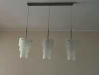 Zestaw czterech lamp wiszących sufitowych