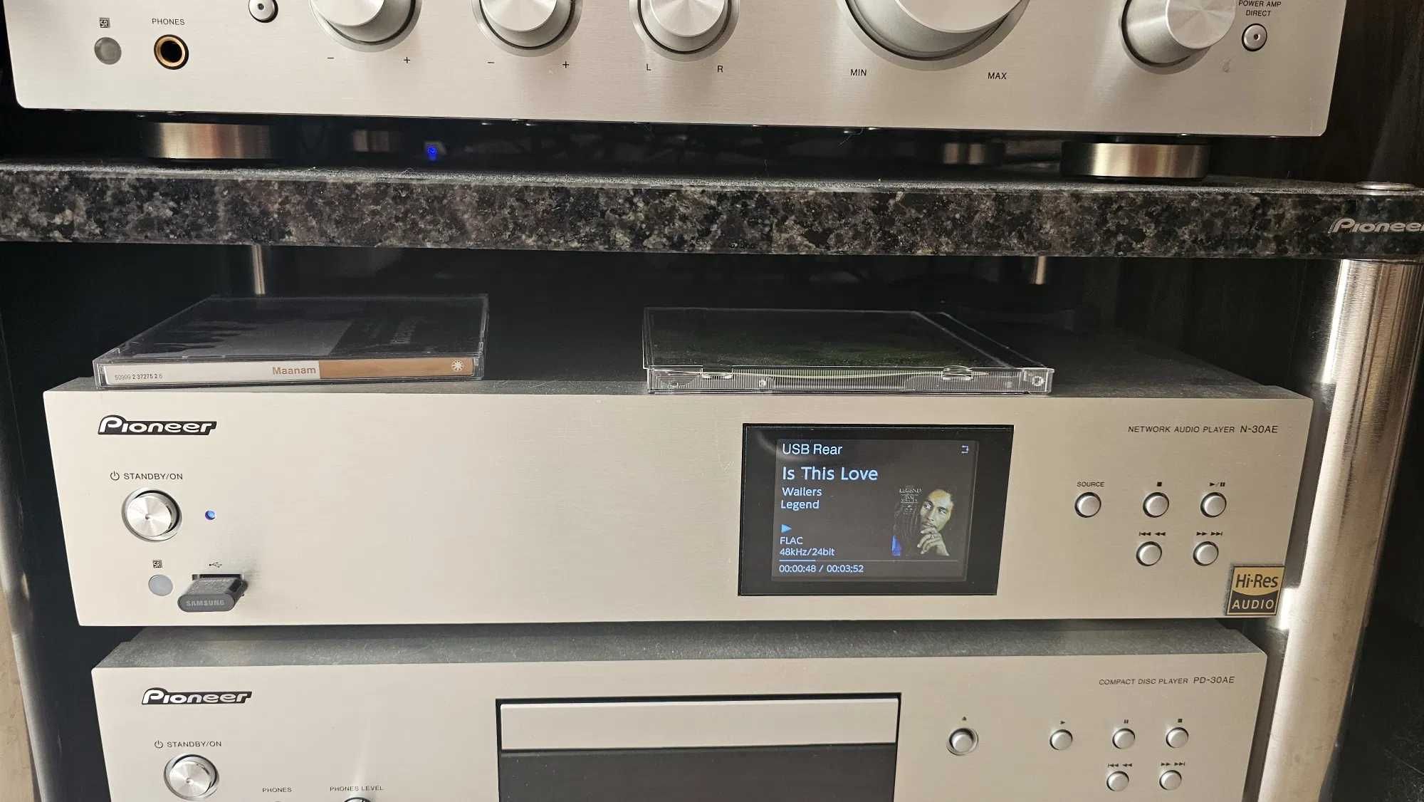 Pionerr n 30AE odtwarzacz sieciowy radio tidal spotify streamer 50AE