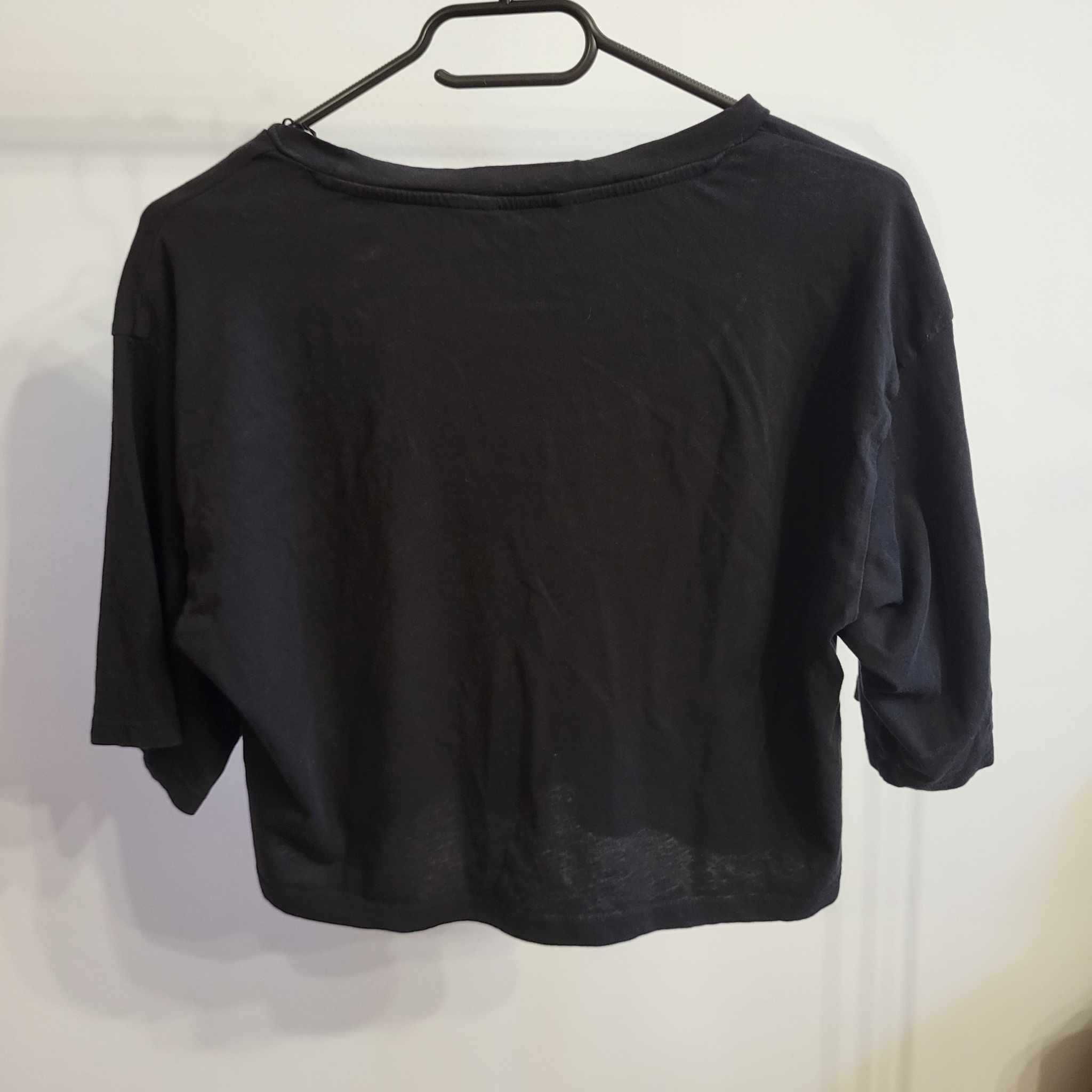 Crop top czarny Monki M