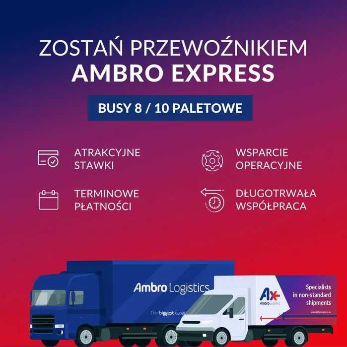 Przewoźnik busy 10EP - stała współpraca z firmą kurierską