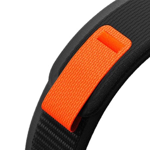 Pasek Tech-Protect Nylon na Garmin Fenix 5 / 6 / 6 Pro / 7 - czarno-po