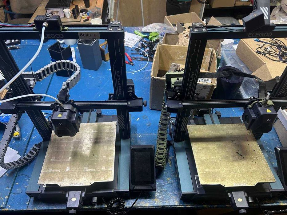 2 Робочі FDM 3D принтери Elegoo Neptune 4 PRO, євпропейська версія 3д
