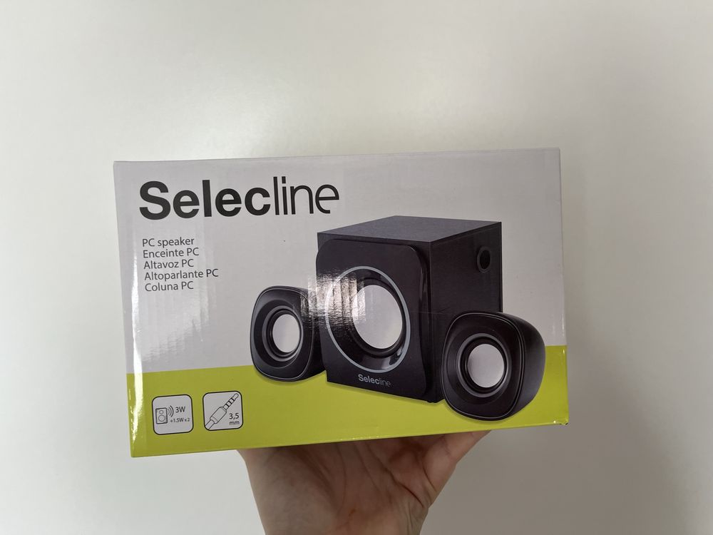 Selecline Zestaw 2.1 Subwoofer + 2 głośniki 6W