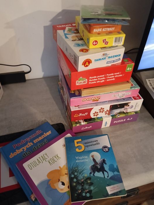 Gry puzzle książki