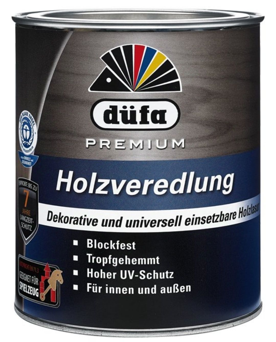 HOLZVEREDLUNG lakierobejca 2,5 L czarny EBENHOLZ nowa